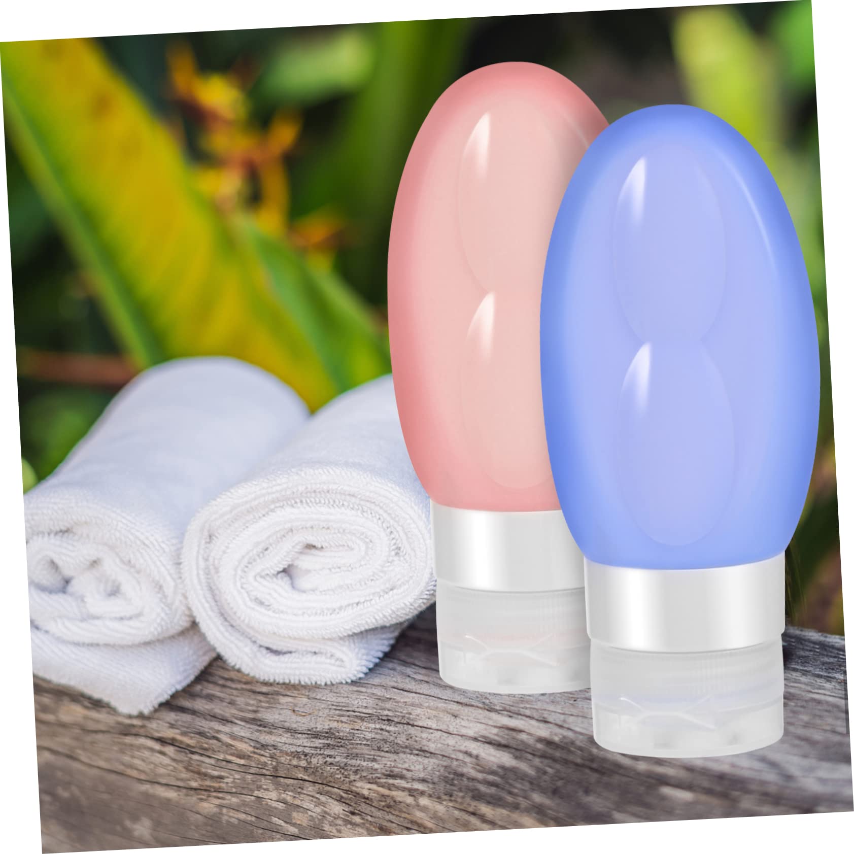 BESTYASH 3 Set Imbottigliato Bottiglie Da Viaggio Da Viaggio Bottiglia Ricaricabile Flaconi Da Toilette Da Viaggio Bottiglie Da Viaggio Ricaricabili Gel Di Silice 3 Pezzi * 3