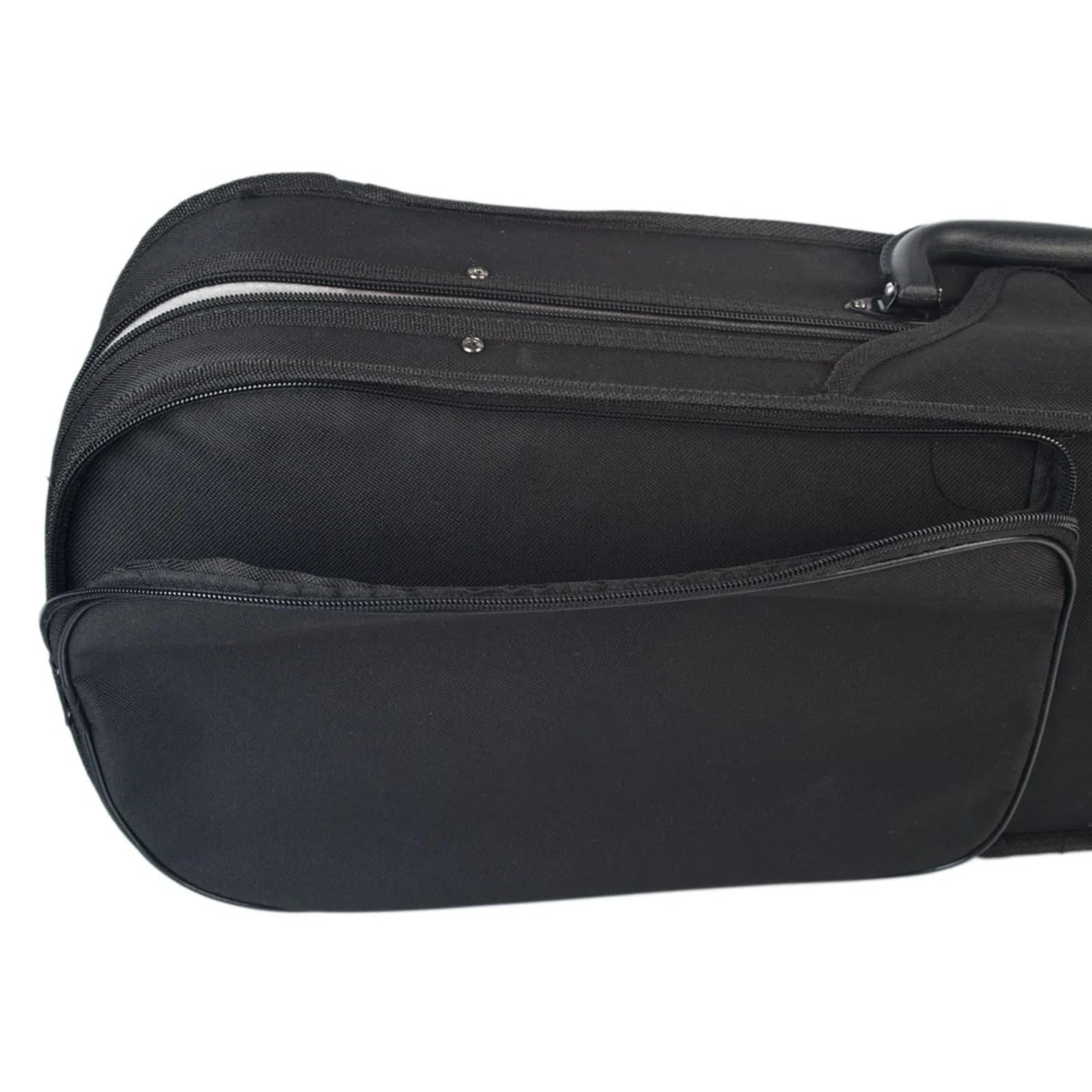 Estuche for violín Estuche rígido for violín con Forma Triangular Profesional de tamaño 4/4 - Piezas Interiores Plateadas for violín para Guardar Violines