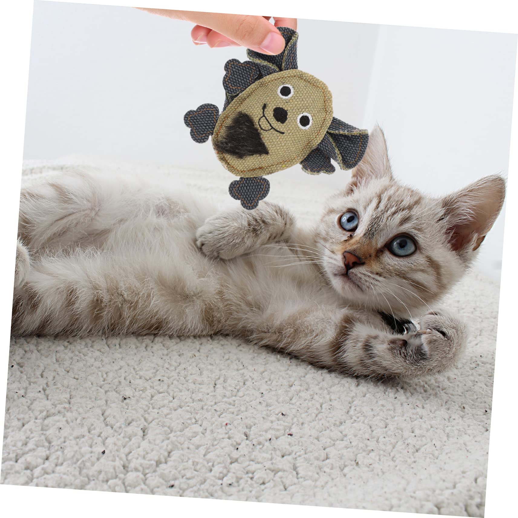 DOITOOL 15piezas Juguetes para Gatos Ratón De Larga Interactivos De Lona Juguetes Molares Divertidos para Gatitos Accesorios para Mascotas Estimulantes