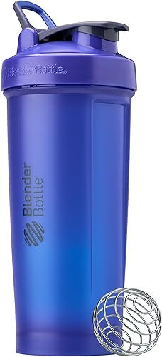 Miniatura 62 de BlenderBottle Classic V2 - Botella mezcladora para batidos de proteínas y entrenamiento previo, 4 onzas, color marrón completo Canela