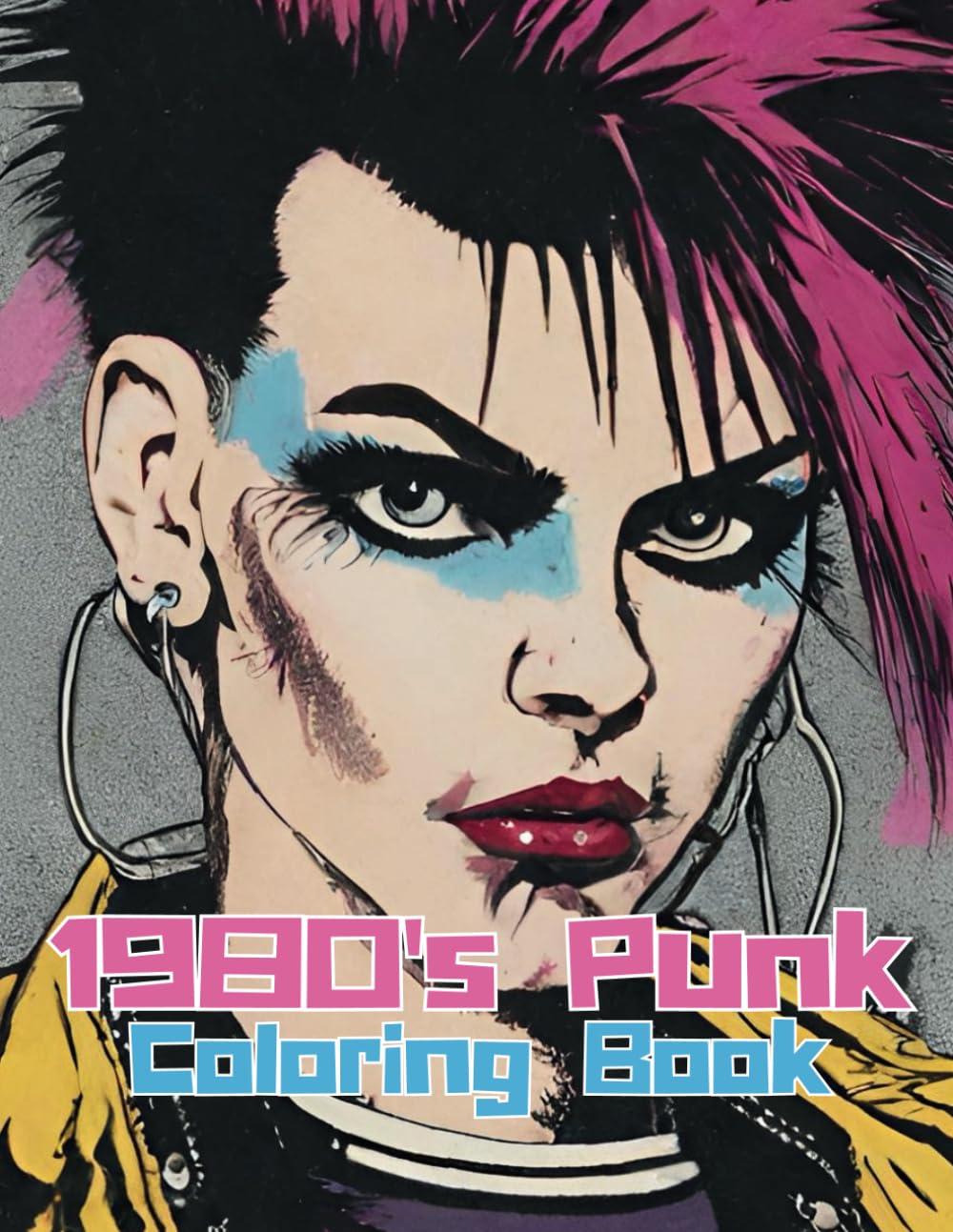 1980's Punk Coloring Book