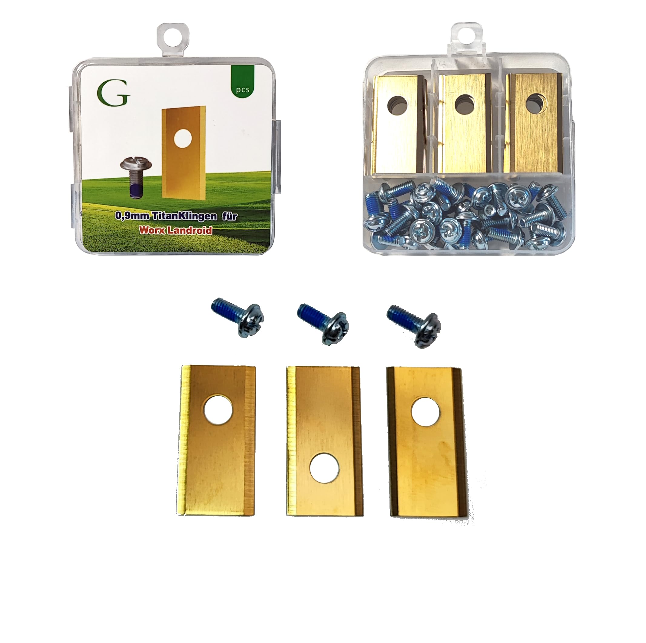 Lames De Tondeuse Robot Bosch Indego Granit (lot De 9) - Pièces