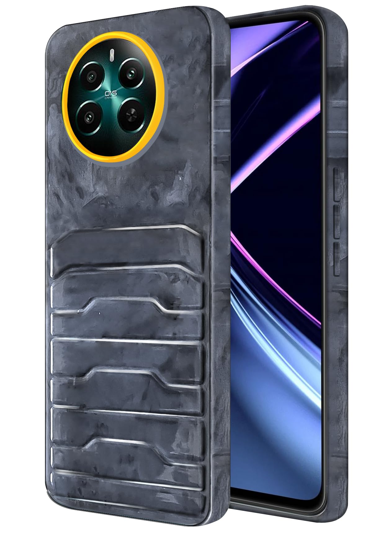 Knotyy Back Cover TPU Case for Realme Narzo 70 Pro 5G | Soft and Flexible | Camera Bump Protection | Yellow Ring (Grey, Pack of: 1) (B0CXJD3RHH) Amazon Price History, Amazon Price Tracker