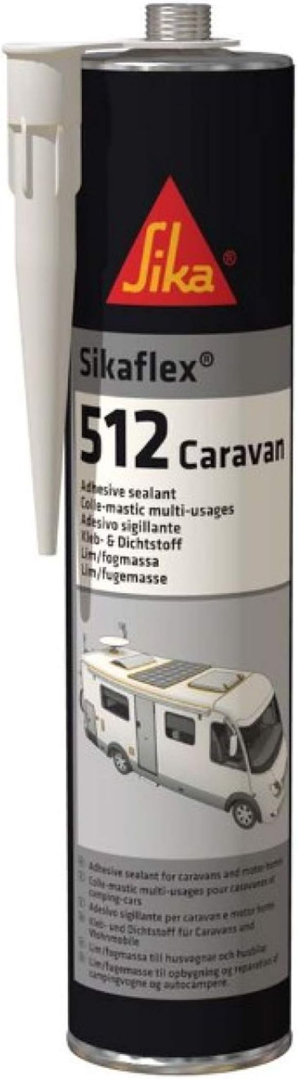 Sika Sikaflex-512 Caravan Sealant and Adhesive, White, 300ml