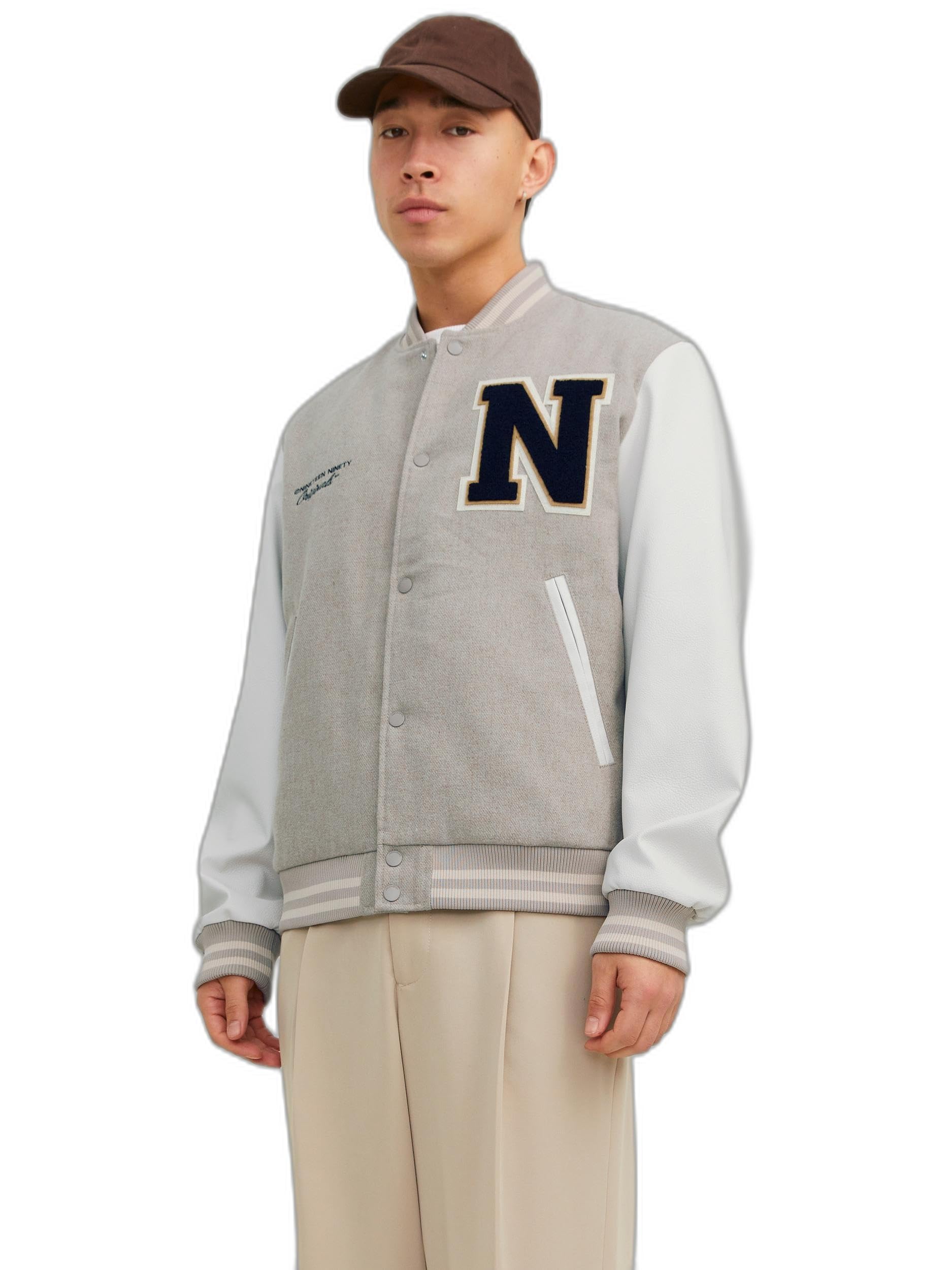JORCOLLEGE WOOL BLEND BOMBER NOOS Mont Ceket Erkek