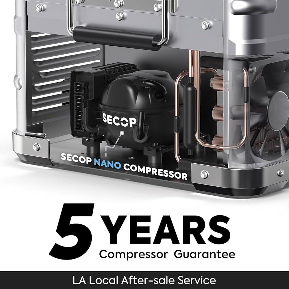 ICECO APL20 シルバー APL20 ポータブル冷蔵庫 車載用冷蔵庫 20L | ICECO