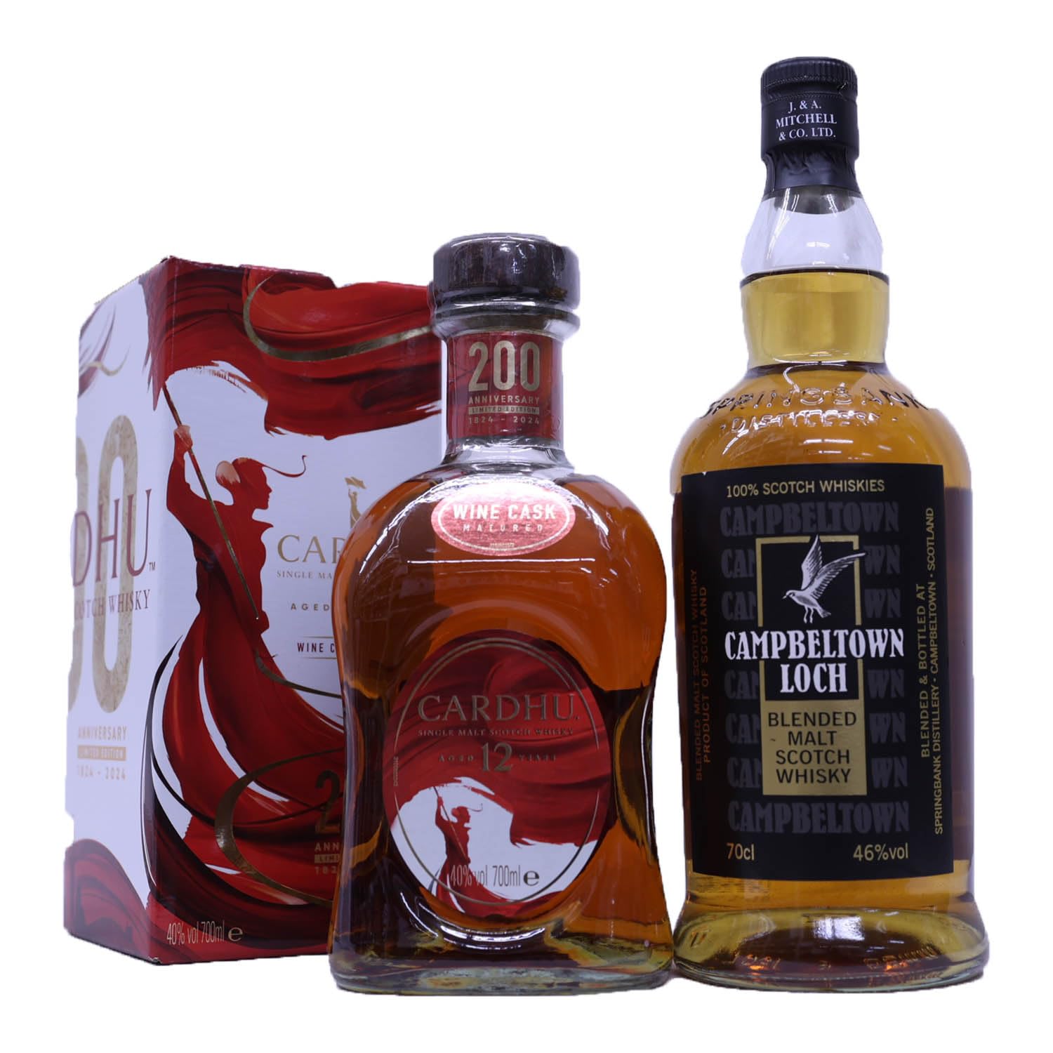 キャンベルタウンロッホ2本セット　ウイスキー Amazon.co.jp: 飲み比べウイスキー2本 キャンベルタウンロッホ46度