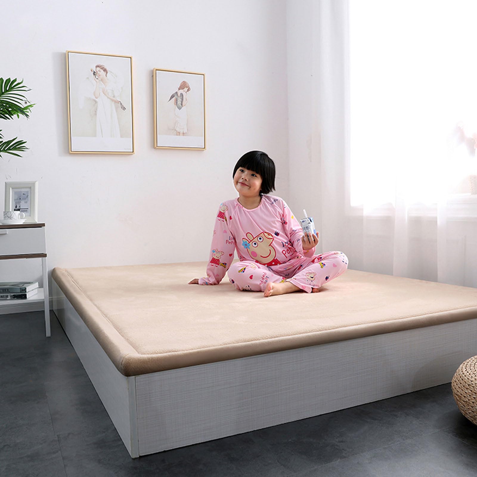 TYYUETY Tatami Mat Crawling Mat Living Room Memory Foam Rug Kids Playroom Bedroom Nursery Rugs & Carpets