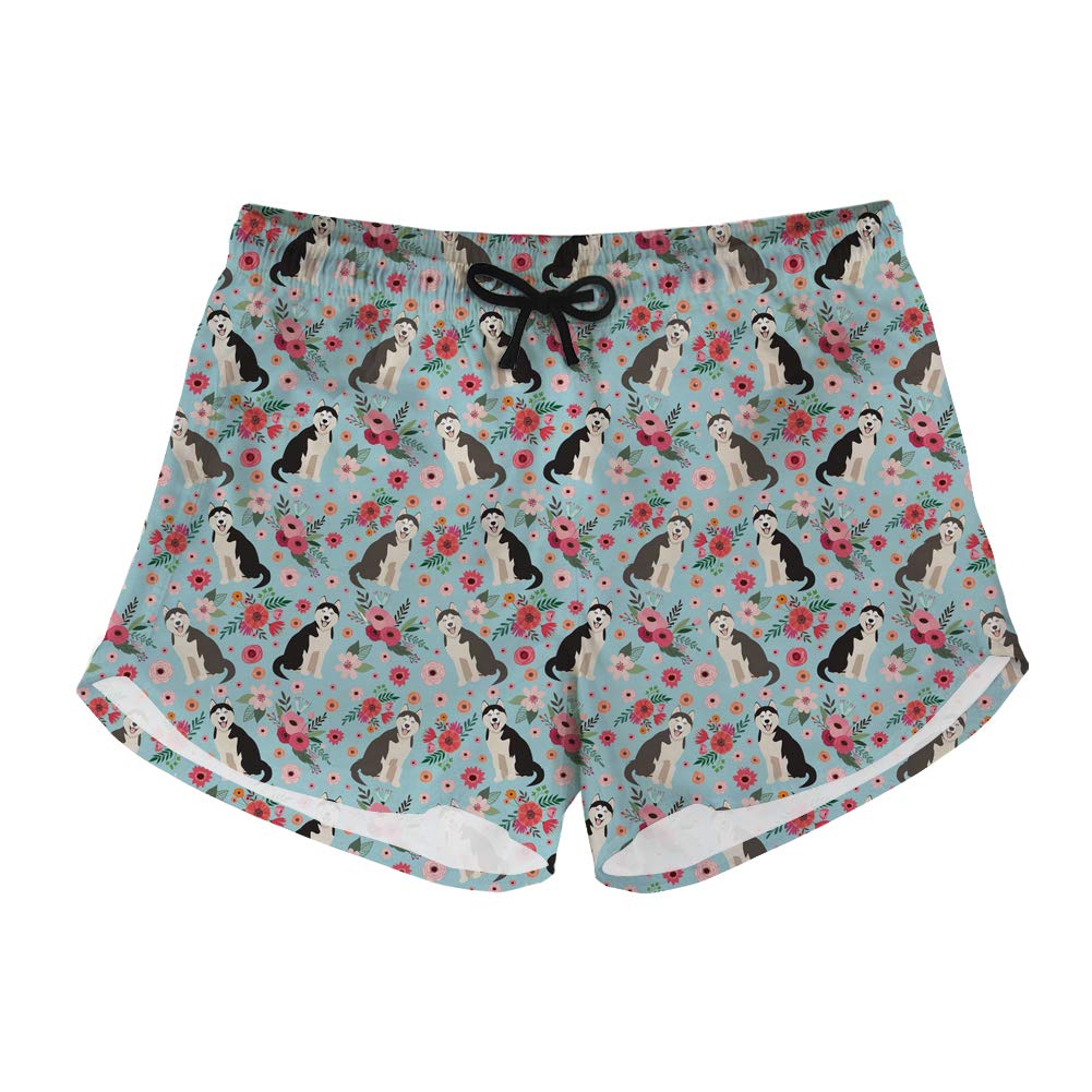 Gym Sports Board Shorts for Women Teen Girls Swim Trunks with Pockets Plus Size XS-2XL-image-46