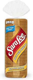 Sara Lee Butter Bread Sandwich Bread, 20 Oz Loaf of Butter Bread With No Artificial Colors or Flavors