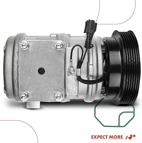 Miniatura 9 de A-Premium Compresor de aire acondicionado con embrague compatible con Hyundai Tucson 2005-2009 2.7L, Kia Sportage 2005-2009 2.7L