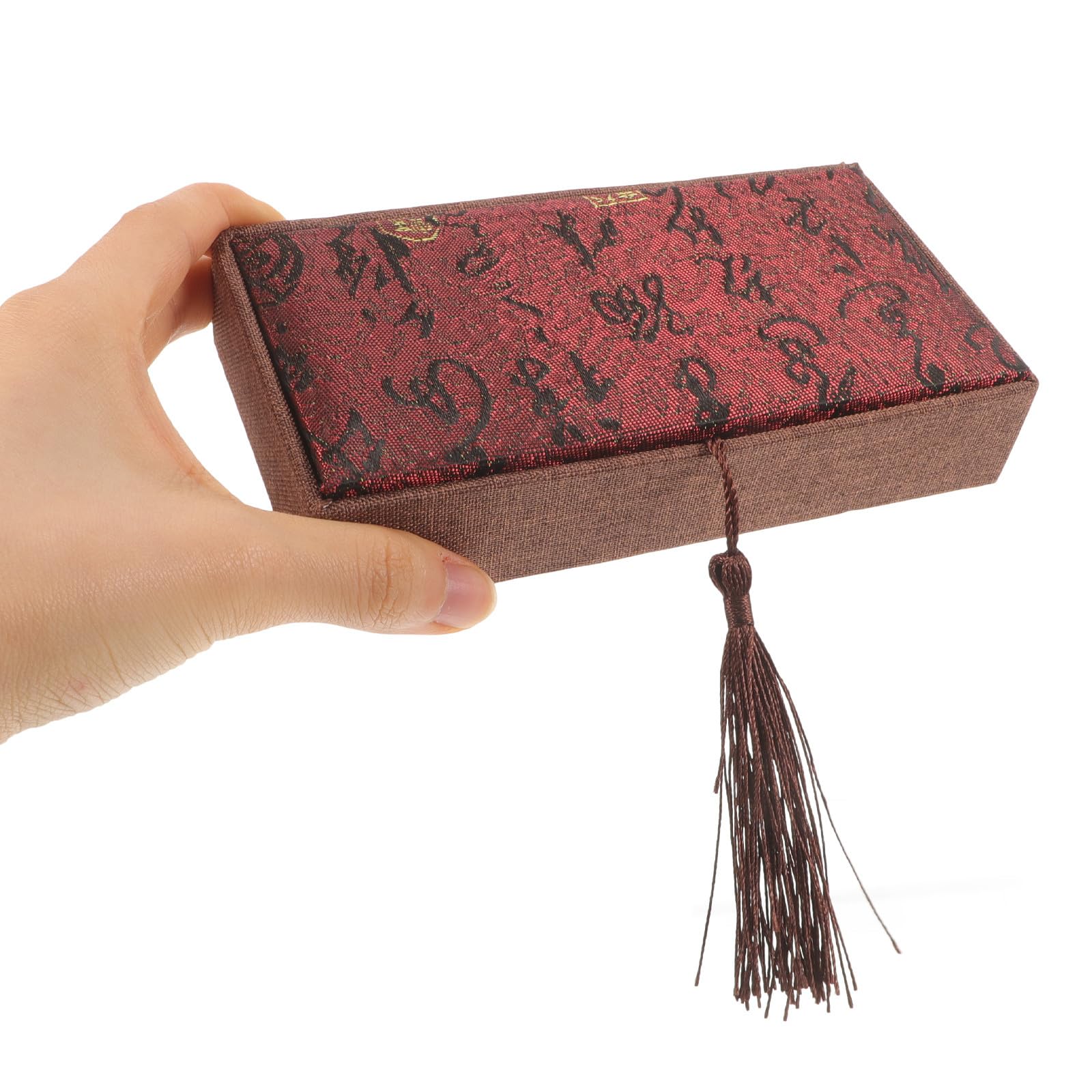 YDYDTTKD Juego de Peine y joyero de Madera, Caja de Embalaje de Papel Satinado, Almacenamiento de Pulseras y Collares de Estilo Antiguo, Organizador de Joyas para Regalar y presentación Creativa