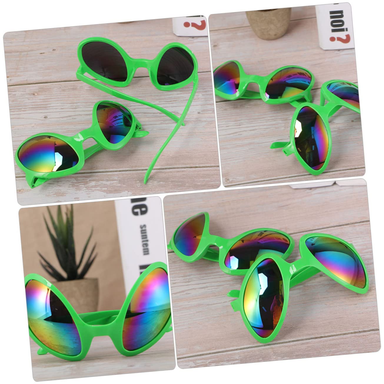 VALICLUD gafas extraterrestres favores de fiesta gafas de sol gafas de sol para fiesta gafas alien gafas sol gafas fiesta anteojos gafas de verano accesorios de fiesta el plastico