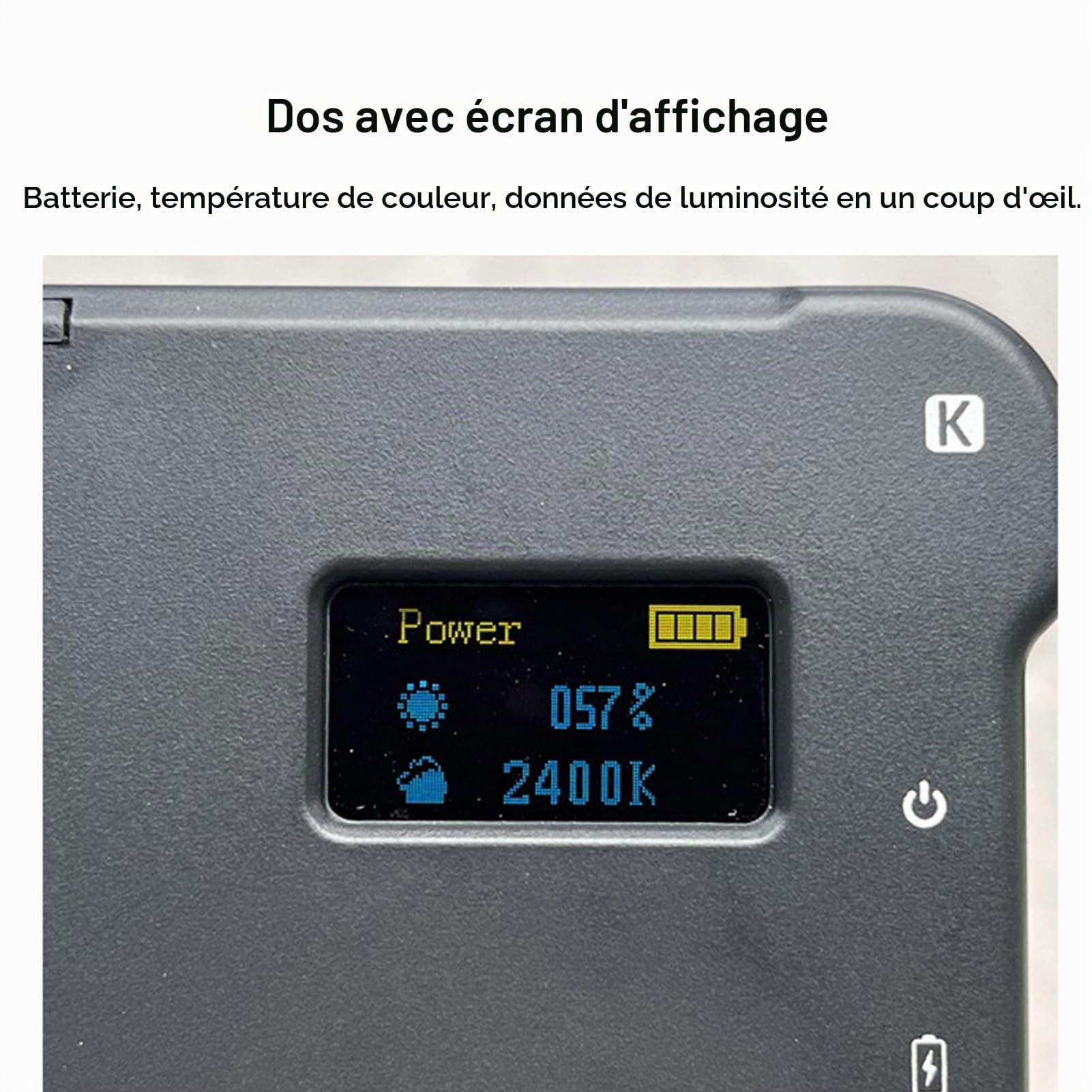 Éclairage LED de Photographie, Lumière de Photographie de Tatouage, Lumière Rechargeable sans Fil avec 180 Puces LED, Température de Couleur et luminosité Réglables, Lampe pour