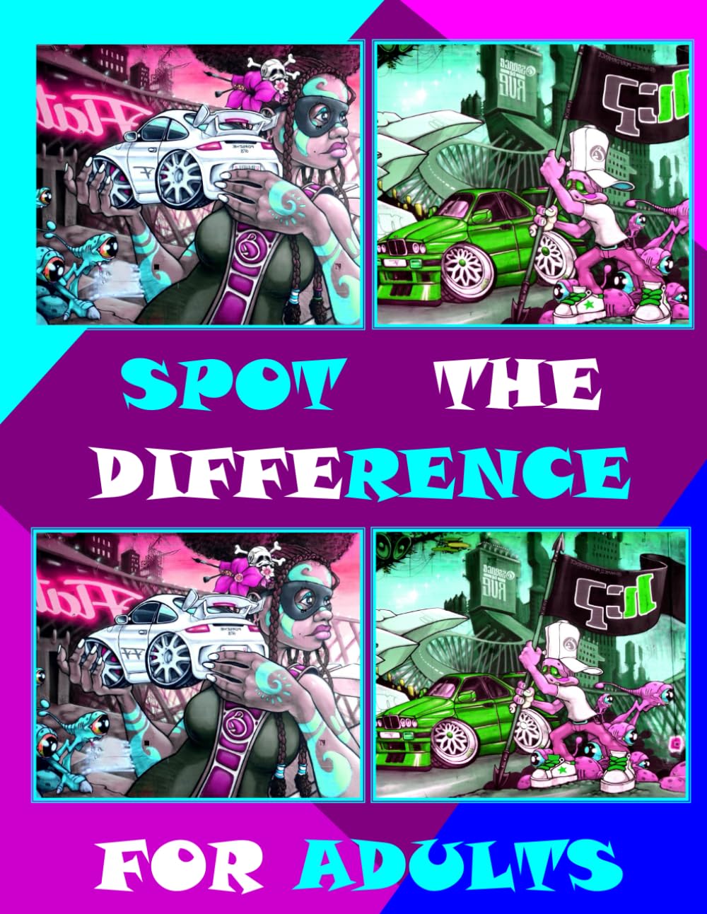 Spot The Difference For Adults: 60 Images | (COLOURED INTERIORS) | Perfect Visual Memory Enhancement Activity Book for Adults & Seniors