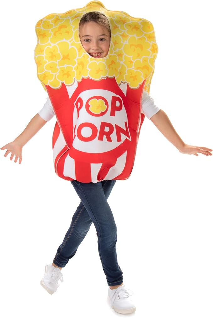 Movie Theatre Popcorn Childrens Halloween Costume - Funny Food Kids Outfit