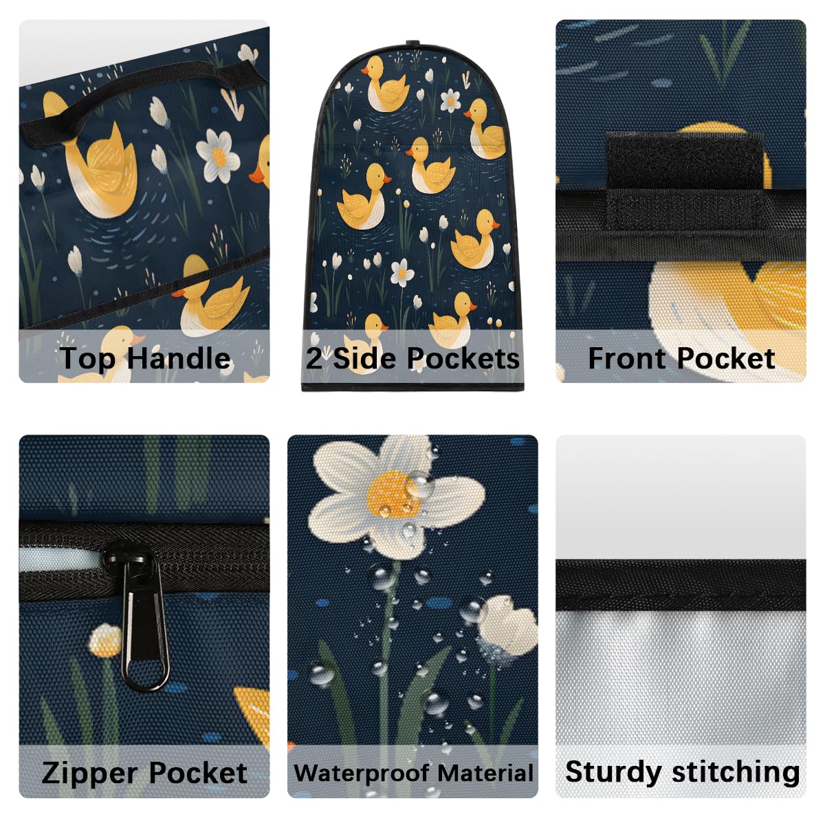 Mixer Cover Coffee Maker Cover Swimming Yellow Duck Stand Mixer Cover With Pockets Kitchen Aid Mixers Accessories