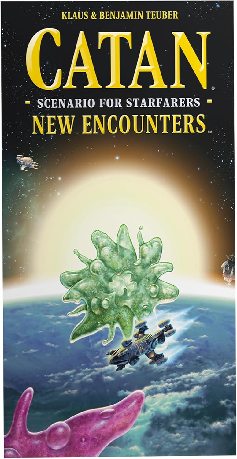 CATAN Starfarers New Encounters SCENARIO EXPANSION – Three Thrilling Galactic Missions! Strategy Board Game, Family Game for Kids & Adults, Ages 12+, 3-4 Players, 120-150 Mins, Made by CATAN Studio