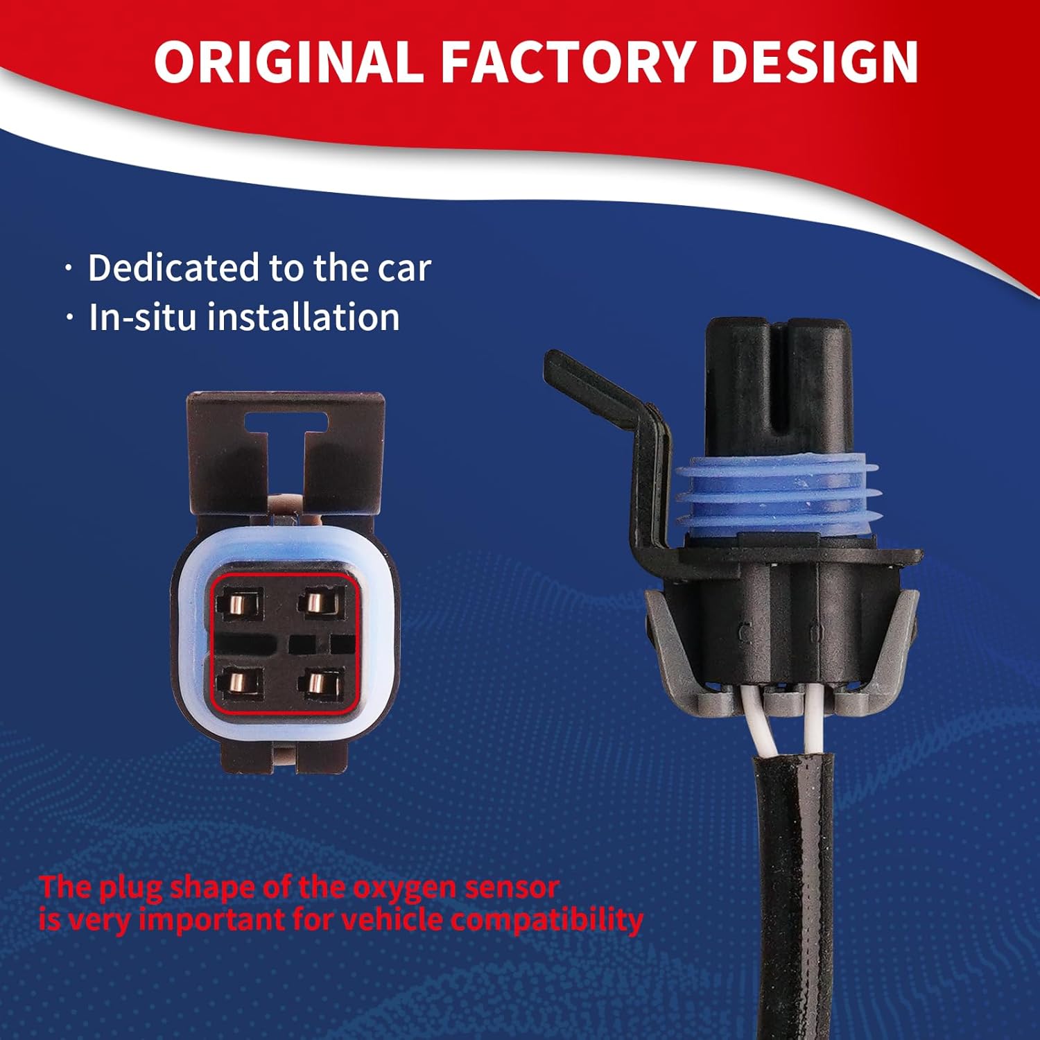 Oxygen O2 Sensor Heated Air Fuel Ratio Upstream/Downstream 234-4337 Compatible with Buick Century Avenue Regal Cadillac DTS Chevrolet Impala Colorado GMC Canyon Replace 213-3139