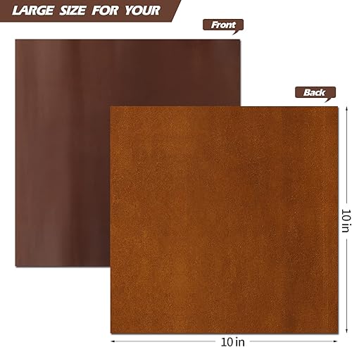 Vista 84 de RingSun Hojas de cuero genuino para manualidades de cuero (0.079 pulgadas), cuero de grano completo para costura de herramientas