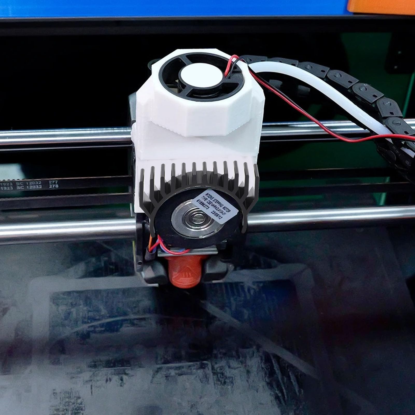 High Efficiency Motor Cooling Radiator Motor Radiator Kuuleyn Motor Cooling Heat Sink Aluminium Alloy Multifunctional Electric Engine Motor Heatsink for K1 K1c K1 Maximum (Black)