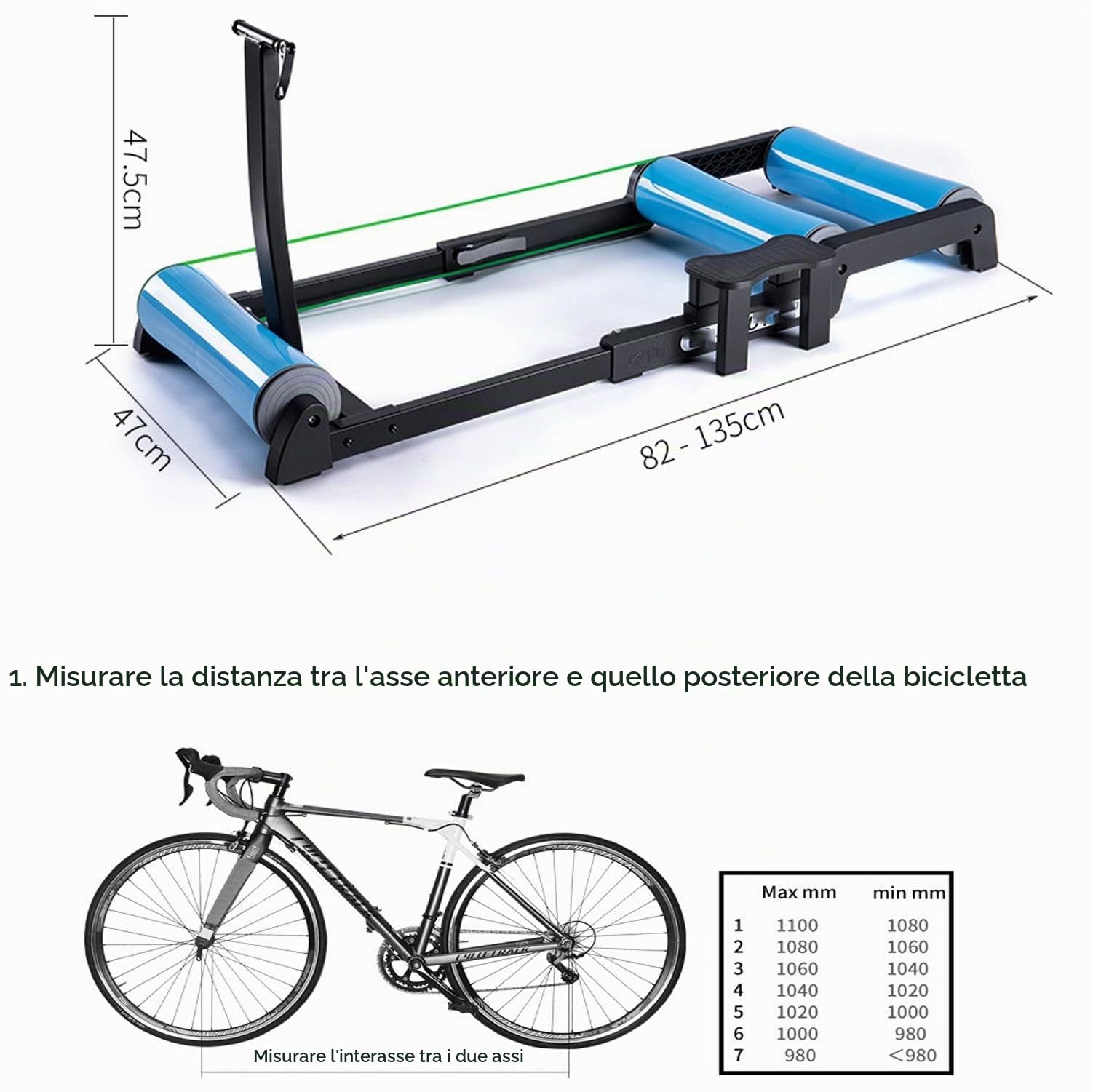 Piattaforma di Allenamento della Bicicletta, Piattaforma del Ciclismo a rulli, Piattaforma del Ciclismo della Bicicletta, Attrezzatura di Fitness dell'interno