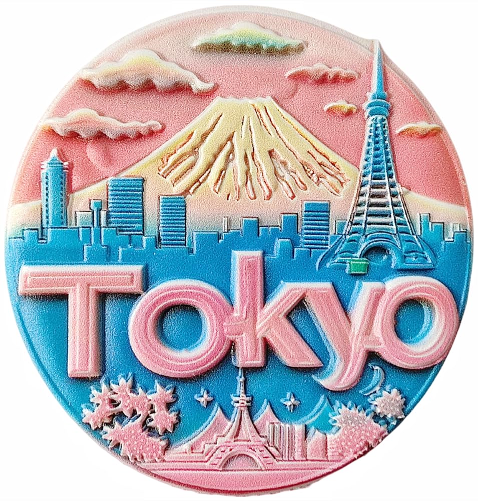 Giappone Kyoto Craft 3D Frigorifero Magnetico Turistico Souvenirs Adesivo, Resina Giappone Frigorifero Magnete Casa & Cucina Decorazione dalla Cina