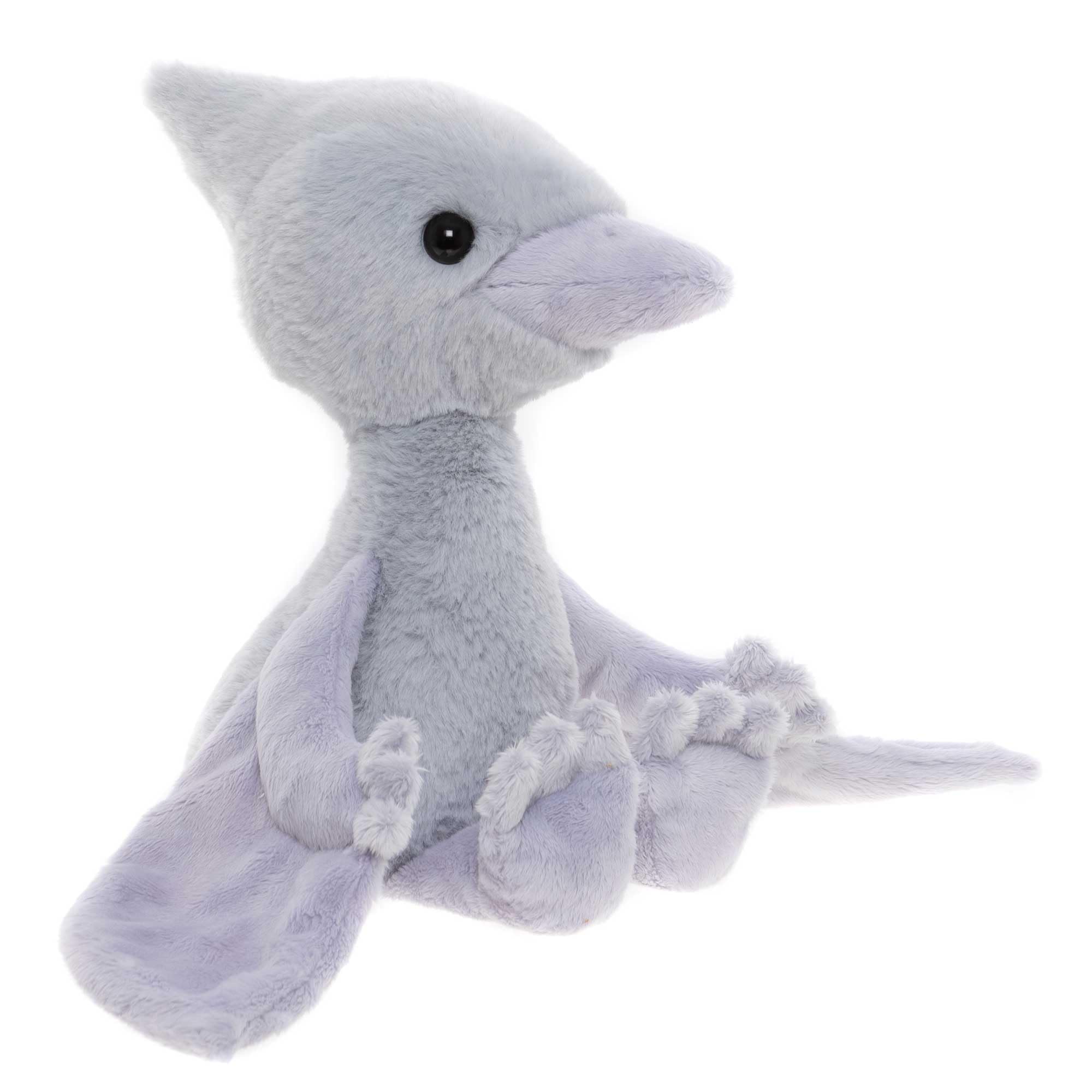 Charlie Bears Wings Pterodactyl | Cloudy Grey Large | Bear & Me Soft Plush Toy for Newborns, Kids, and Adults