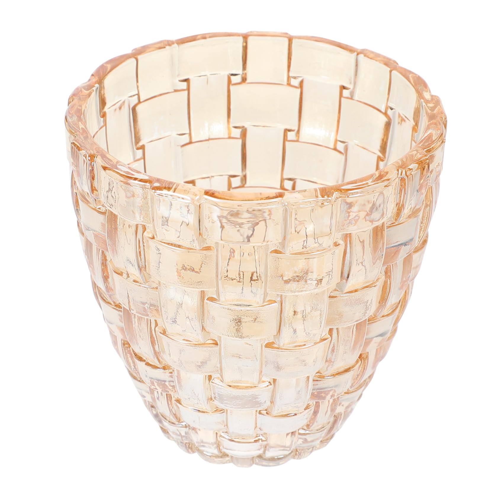NULYLU Glass Lamp Shade For Aromatherapy & Table Lamps - Small Golden Shade, 9x8.5x3cm, Wax Melt Cover - View #12
