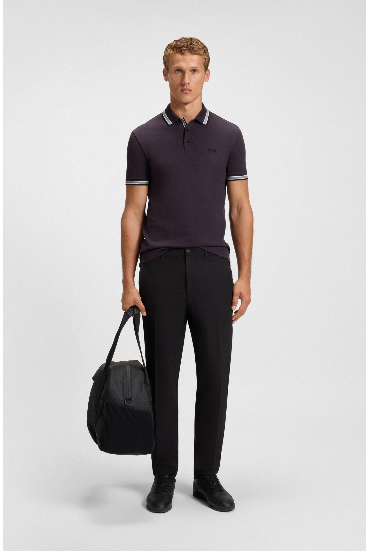 Boss GREEN Poloshirt Paddy Regular Fit atmungsaktive Piqué-Webstruktur – Bild 2