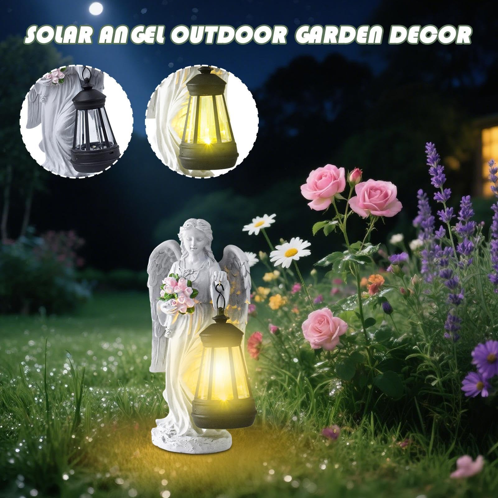 solaires pour cimetière décoratives résistantes aux intempéries