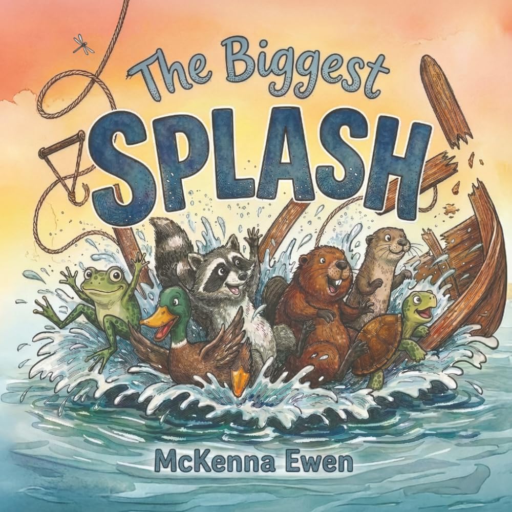 The Biggest Splash: A Rhyming Picture Book About Friendship and Teamwork for Kids