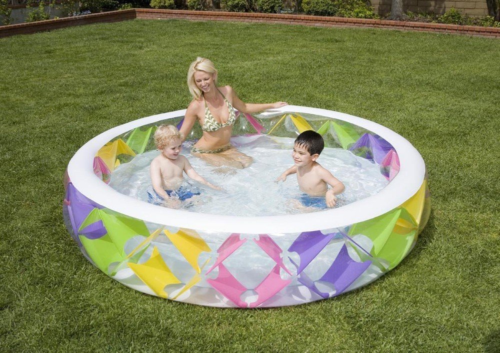 IntexPinwheel Swimming Pool, Multicoloured, 3.INT56494