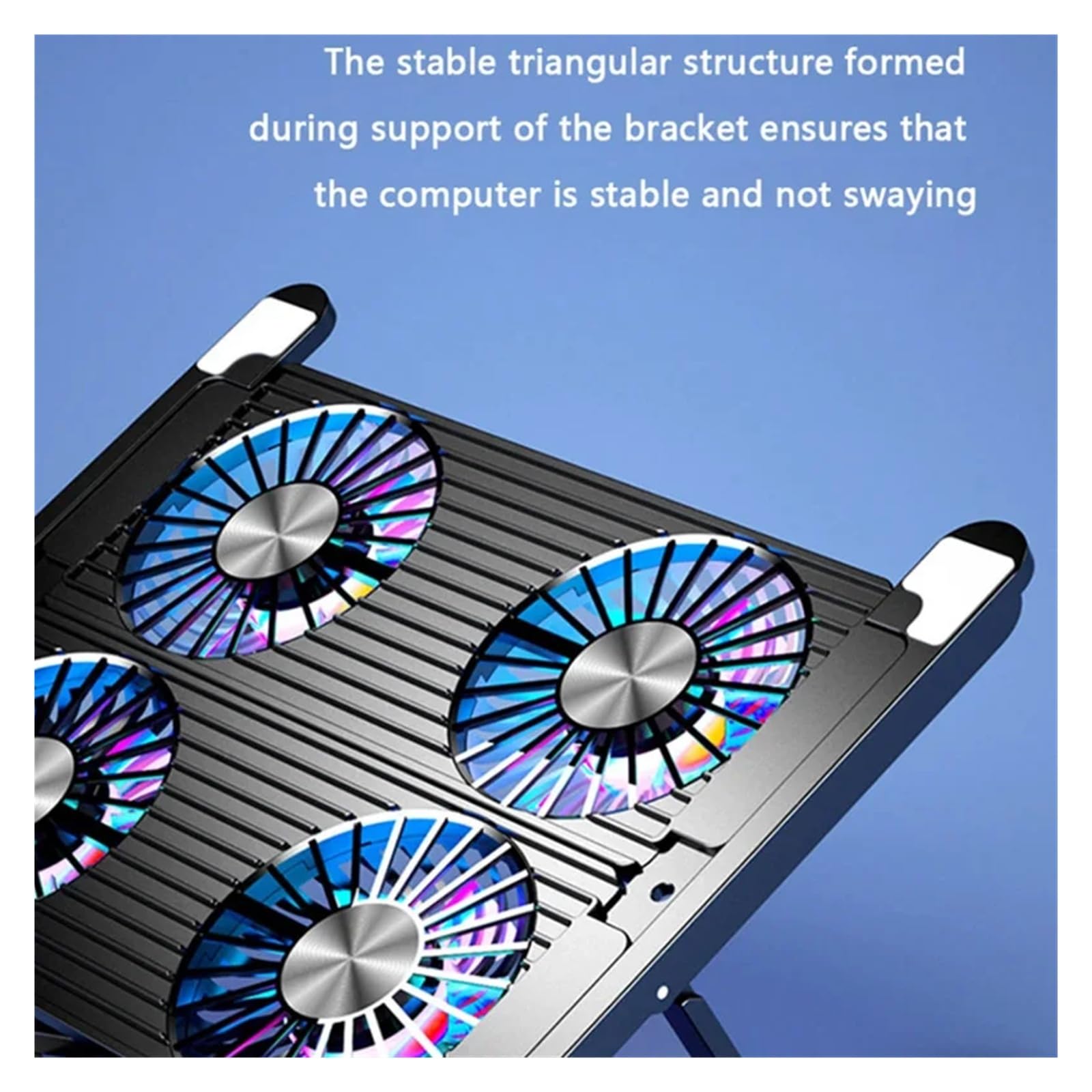 Base di raffreddamento for laptop Supporto di raffreddamento for laptop pieghevole Supporto for notebook regolabile portatile for 13-17,3 pollici con