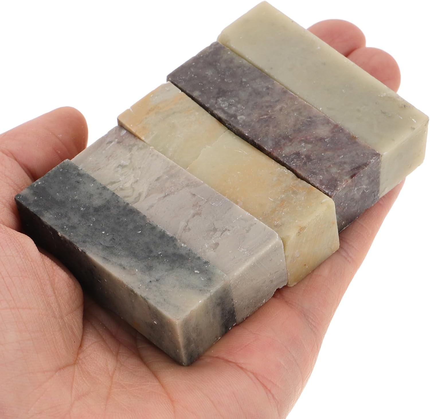 5pcs 1.5x1.5x5cm Stone Seal Engraving Blank for Calligraphy Practice