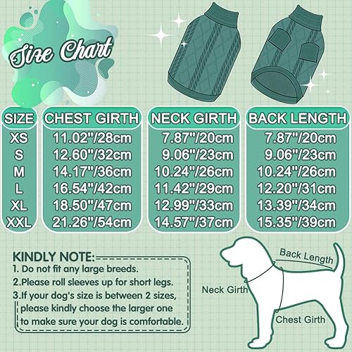 Miniatura 4 de EMUST Suéter de punto para gatos, suéter de punto para perros, suéteres para gatos, suéter de Navidad para perros pequeños y medianos, cachorros,