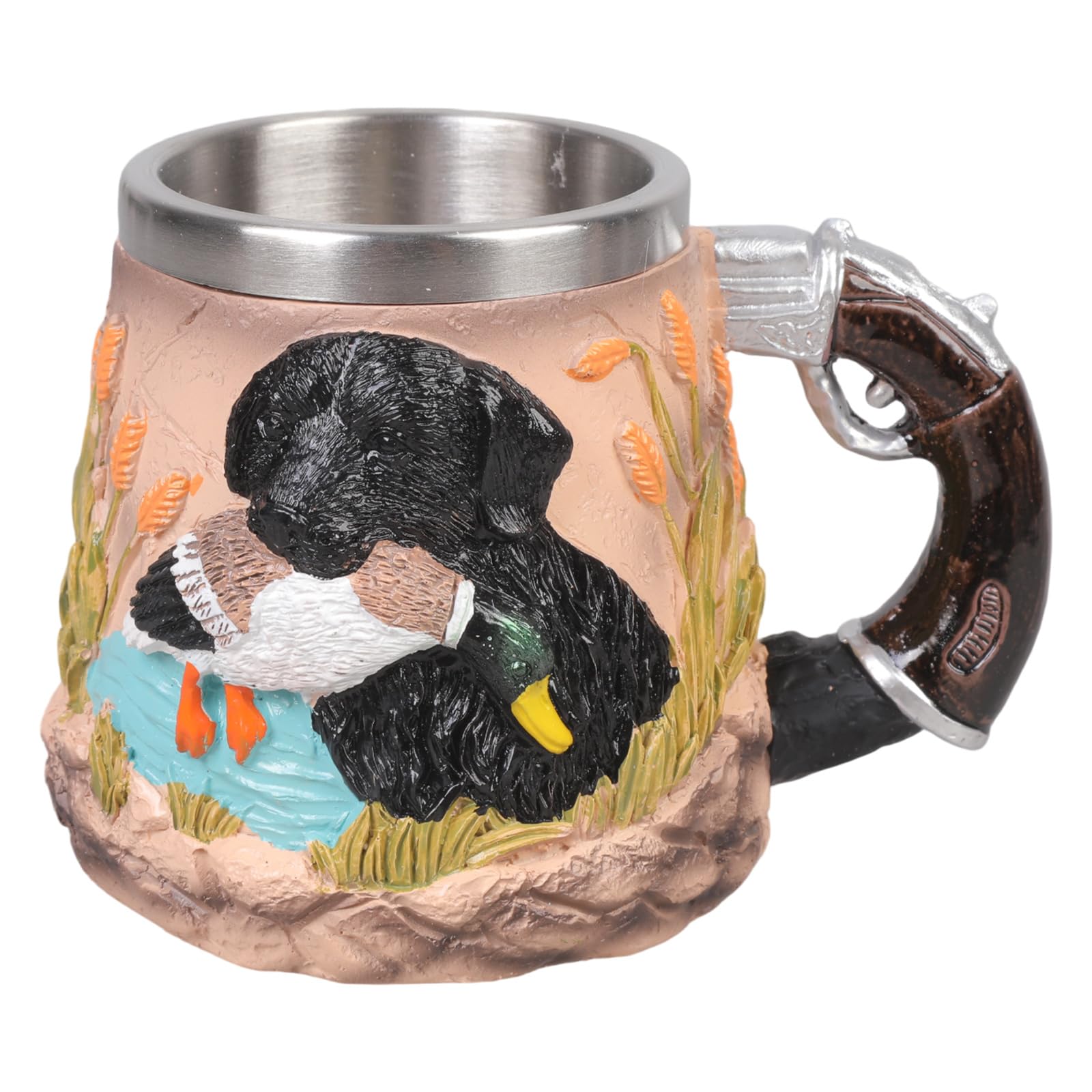 Kalttoy Resin Coffee Mug Theme Drinking Cup Drinkware with Handle Perfect for Camping and Hiking Earthenware Cup