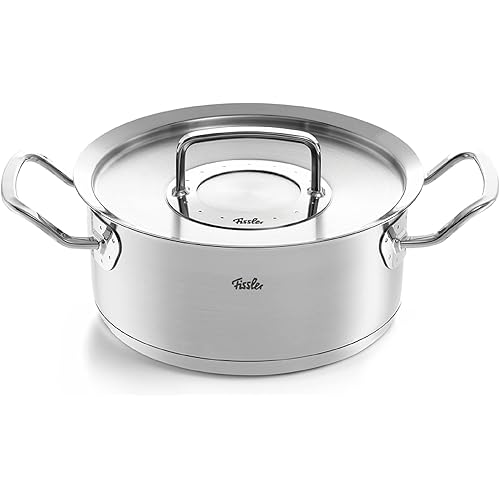 Fissler Original-Profi Collection® Stainless Steel Dutch Oven with Lid, 2.7 Quart