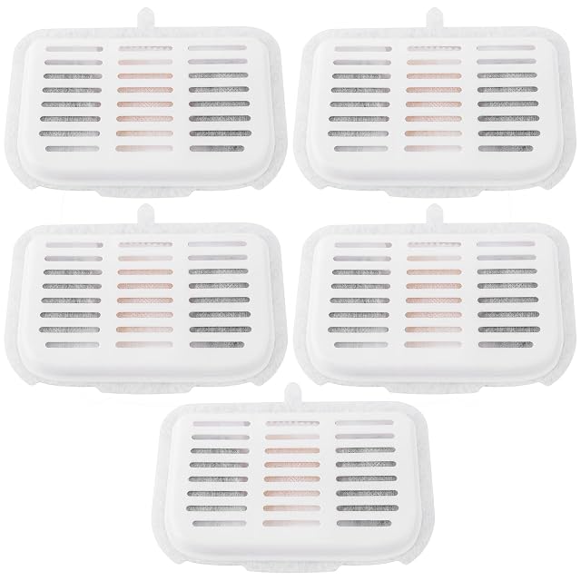 Briny River 5 filtros de fuente de agua inalámbricos compatibles con EVERSWEET MAX 3,105.2 ml/3L fuente…