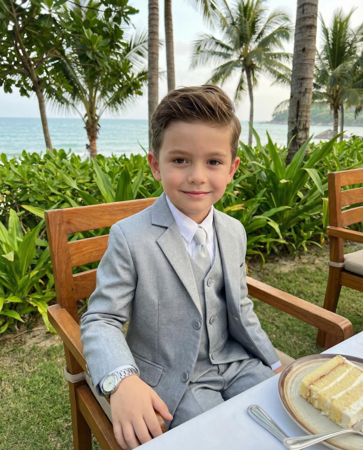 Boys Suits Kids Formal Suit Set Dress Clothes for Boy Wedding Ring Bearer Outfit Communion Easter Tuxedo Suits