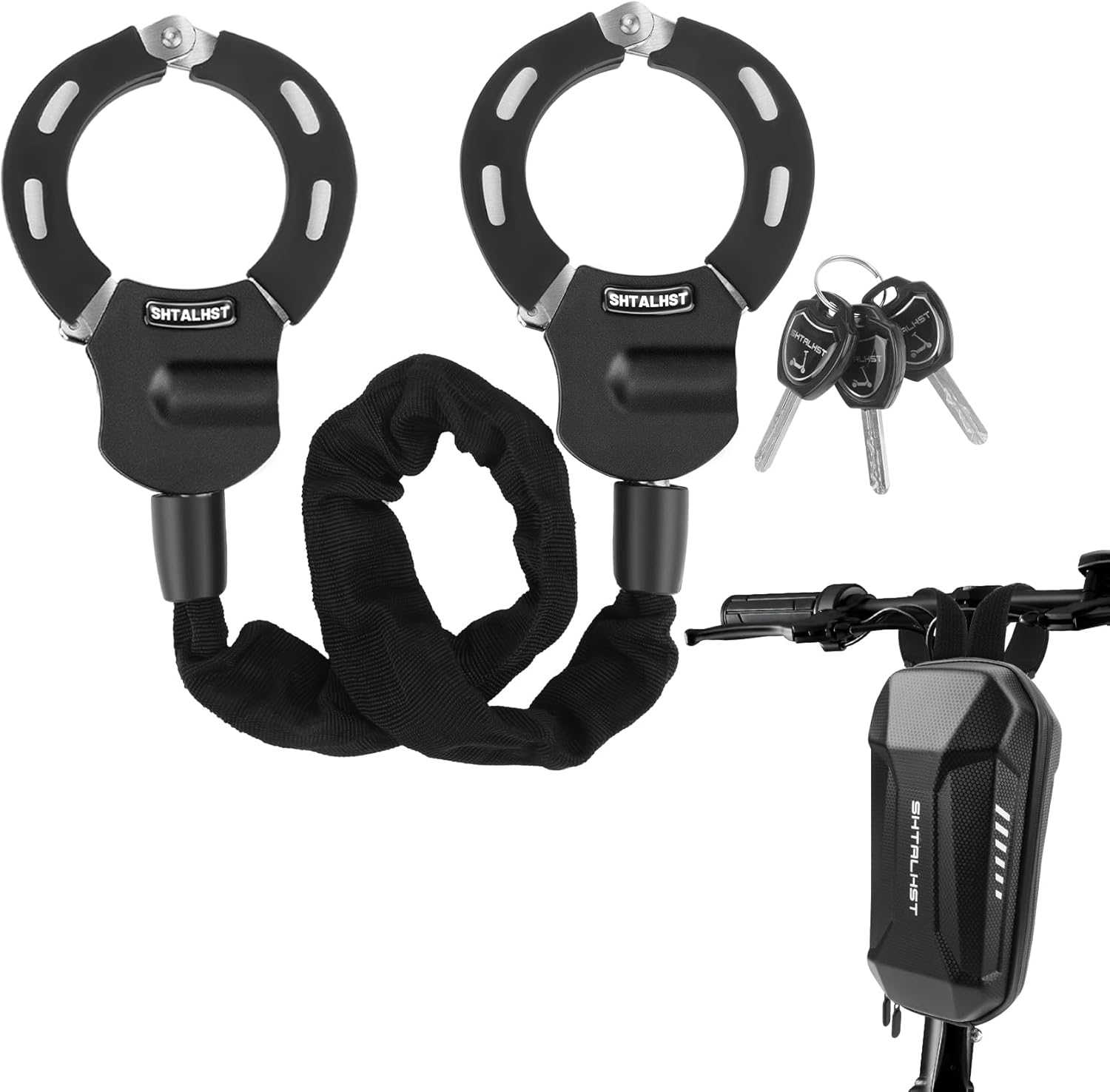 Scooter Lock, Universal Scooter Bag, Electric Scooter Accessories, Electric Scooter