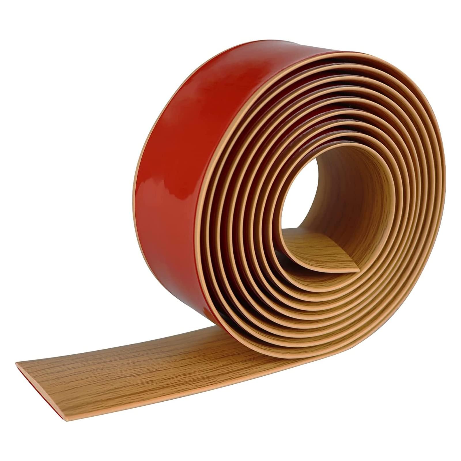 Floor Transition Strip - 5cm Wide Self-Adhesive Carpet Flooring Transitions, 3m Long Vinyl Flat Divider for Joining Floor Gaps