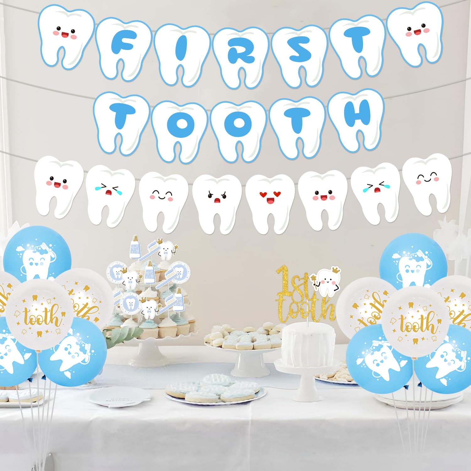 First Tooth Decoration For Boy