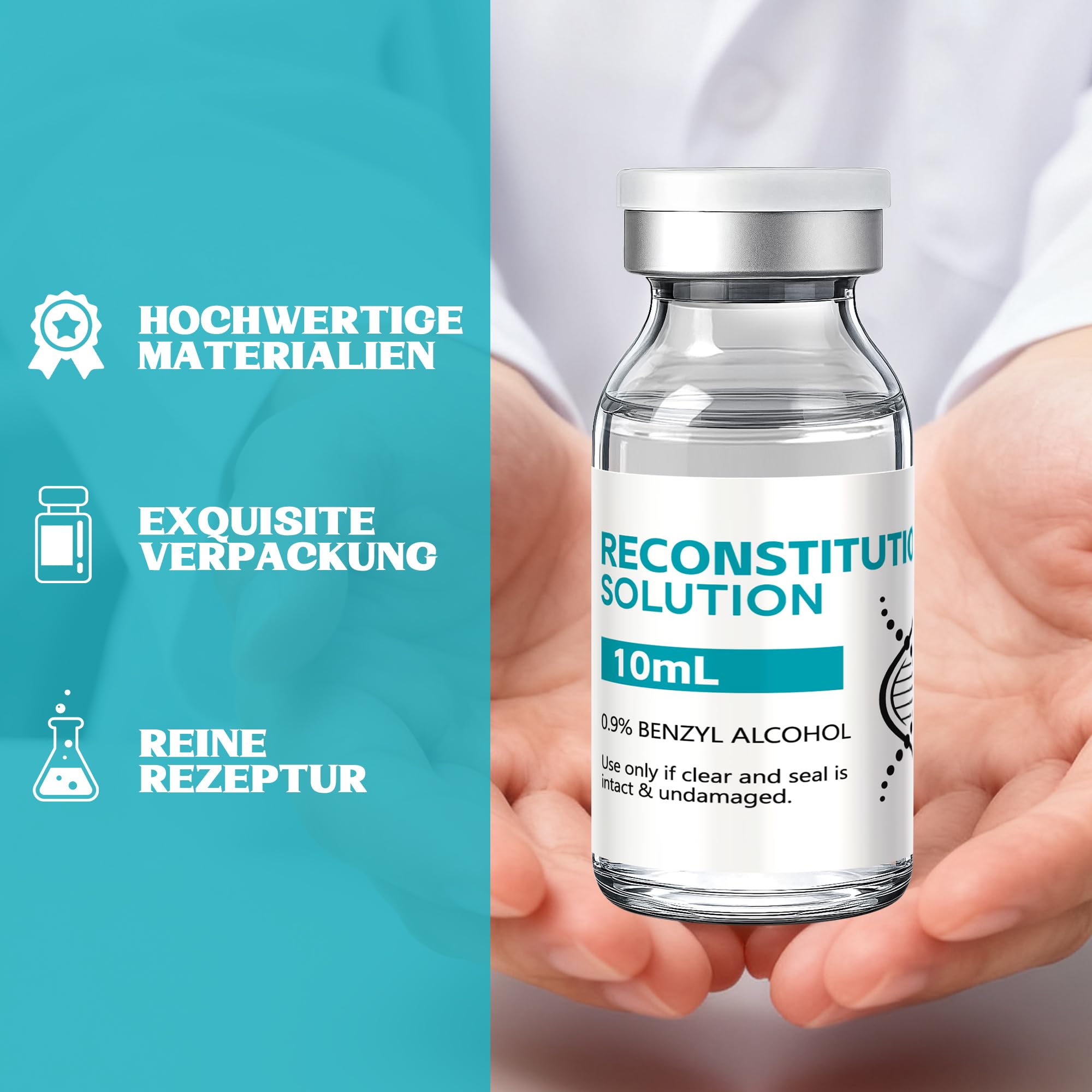 2 X 10 ML Hochwertig Verschlossene Flasche, Einzeln Verpackt
