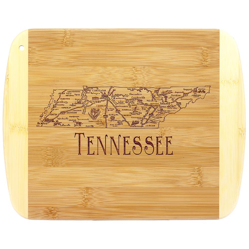 Totally Bamboo A Slice of Life Tennessee State Serving and Cutting Board