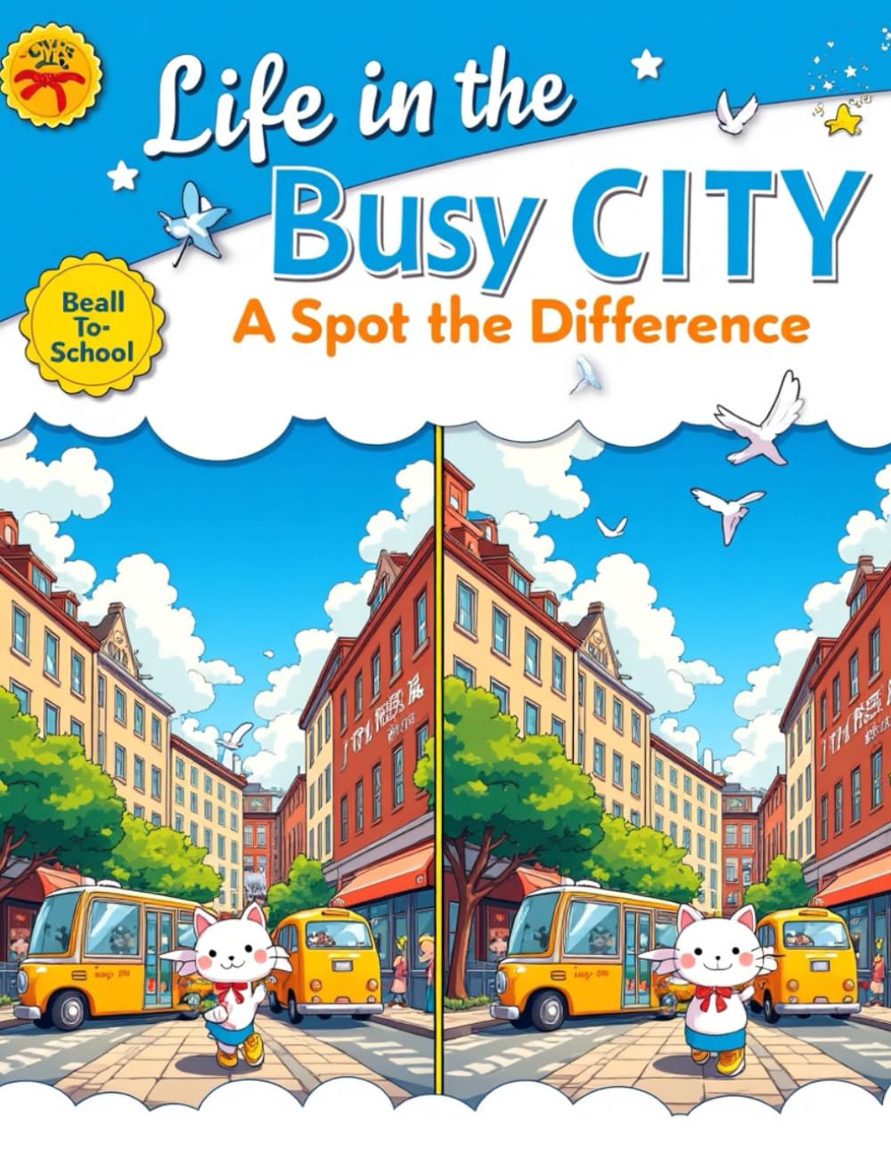 Life in the Busy City: A Spot the Difference Puzzle Book
