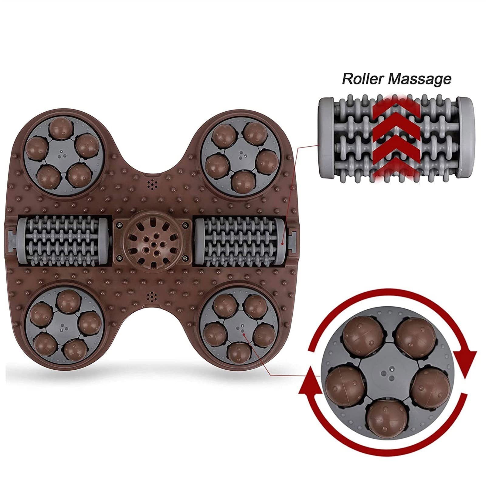 Masajeador de Baño de Spa para Pies con Control de Temperatura Equipado con Rodillo Eléctrico Y Temporizador de Ducha con Rodillo de Maíz Y Pantalla Led para Aliviar el Estrés de Los Pies