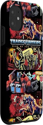 Vista 18 de Funda para iPhone 12/12 Pro Transformers: Rise of the Beasts Epic Graffiti Battle Panels