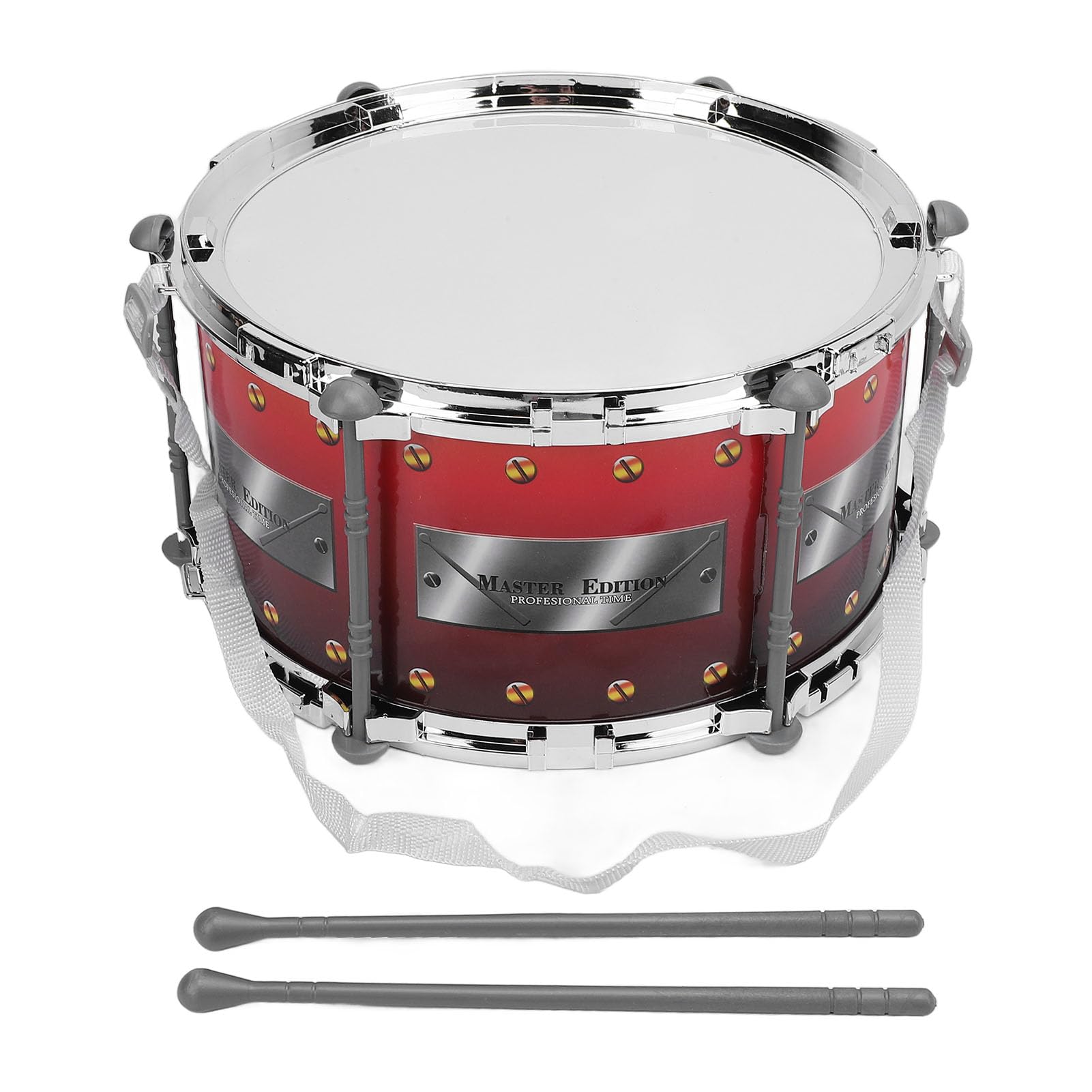 Jazz-Trommel-Percussion-Musikinstrument, Pädagogische Musikspielzeugtrommel mit Trommelstöcken, Ideal für das Musiklernen von und Mädchen