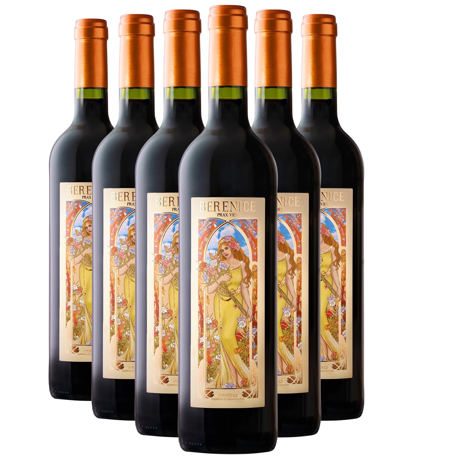 Corbières Berenice Rotwein 2022 - Bio - Domaine de Prax Viel - g.U. - Languedoc - Roussillon Frankreich - Rebsorte Syrah, Grenache - 6x75cl